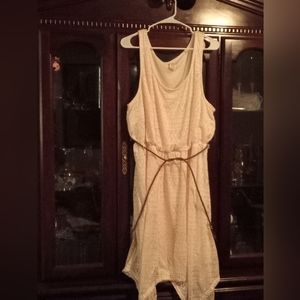 Faded Glory, 3X, Crochet overlay with a solid silky lining underneath.